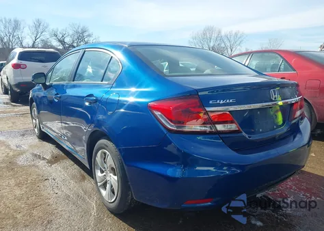 2013 Honda Civic Lx from USA, damaged, VIN 2HGFB2F55DH511743